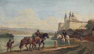 View of Melk/Donau by Franz Reinhold